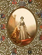 1856 Maria Alexandrovna in coronation robes - pictures by Zichy, frame ...