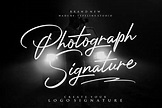 Photograph Signature Logo fonts (269187) | Script | Font Bundles