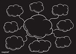 Cloud speech bubble illustration | free image by rawpixel.com Mind Map ...