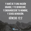 Génesis 12:2 TNM - y haré de ti una nación grande y te bendeciré y de ...