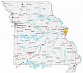 Missouri Map With Rivers And Cities – Interactive Map