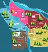 11 Maps of Portland, Oregon - attractions, restaurants, shops, bars ...