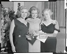 Ginger Rogers, Betty Furness and Lela Rogers, mother of Ginger, , as ...