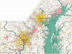 Washington DC and Baltimore MD City Map - Washington DC • mappery