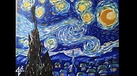 La Noche Estrellada de Van Gogh - Arjo Drawing - YouTube