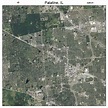 Aerial Photography Map of Palatine, IL Illinois