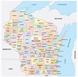 Mapas de Wisconsin - Atlas del Mundo