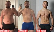 Man reveals his astonishing transformation after shedding SEVEN stone ...
