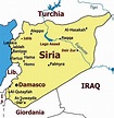 mappa geografica | SIRIA