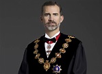 Una foto del rey Felipe VI con toga ya preside las salas de juicios de ...