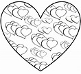 Many Hearts in a Big Heart coloring page - Download, Print or Color ...