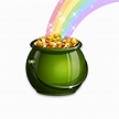 Pot of Gold Rainbow PNG Free Download - PNG All | PNG All