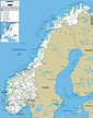 Maps of Norway Detailed map of Norway in English ~ mapfocus