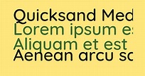 Quicksand Medium free Font - What Font Is