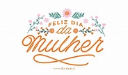 Baixar Vetor De Feliz Dia Da Mulher Letras Em Português