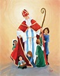 St. Nicholas Art Print by Mike Moyers in 2021 | St nicholas day, Art ...