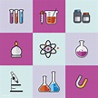 Illustration of chemistry laboratory instruments set | free image by ...