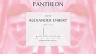 Alexander Enbert Biography - Russian pair skater | Pantheon