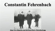 Constantin Fehrenbach - YouTube