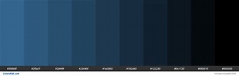 Shades XKCD Color muted blue #3b719f hex colors palette - ColorsWall