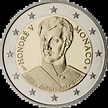 2 Euros Conmemorativos Mónaco 2019 - Príncipe Honorato V