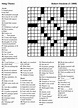 Printable Crossword Puzzle Washington Post - Printable Crossword Puzzles
