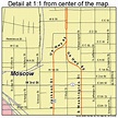Moscow Idaho Street Map 1654550