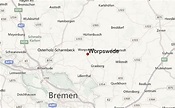 Map of Worpswede (Germany)