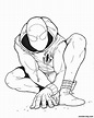 Spider Man Miles Morales Para Colorear - KAMPIONS