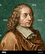 Farbe verstärkt Porträt von Blaise Pascal (1623-1662), französischer ...