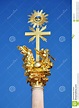 Coluna Da Trindade Em Straubing, Baviera Foto de Stock - Imagem de ...