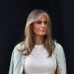 First Lady Melania Trump Wears White Ahead of Her 100th Day | Vogue