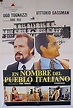 "EN NOMBRE DEL PUEBLO ITALIANO" MOVIE POSTER - "IN NOME DEL POPOLO ...