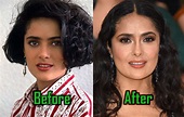 Salma Hayek Plastic Surgery: Perfect Boobs Job? Before and After ...