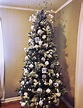 10+ Black And White Decorated Christmas Tree – DECOOMO