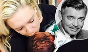 Clark Gable's granddaughter Kayley gives birth to a baby boy... and ...