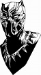 Black Panther (2) | Black panther drawing, Black panther marvel, Black ...