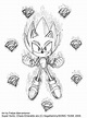 Supersonic Chaos Emerald Coloring Pages Sketch Coloring Page