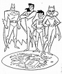 Cartoons Coloring Pages: Batman and Robin Coloring Pages