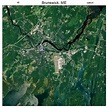 Aerial Photography Map of Brunswick, ME Maine