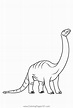 Brontosaurus Dinosaur Coloring Page for Kids - Free Dinosaurs Printable ...