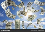 Photos: money falling from the sky | Money falling from the sky — Stock ...