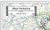 West Yorkshire County Map (2021) – Map Logic
