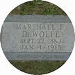 Marshall Eugene DeWolfe - Florence Harding's son - Whois - xwhos.com