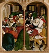 Hans Multscher (c.1400-1467) - Wurzach Altarpiece - Death of Mary — Part 2