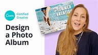How to Design a PHOTO ALBUM with Canva - YouTube