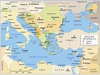Political Map of the Balkan Peninsula - Nations Online Project