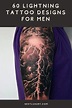 60 Lightning Tattoo Designs For Men - High Voltage Ideas | Half sleeve ...