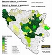 Bosniaks in Bosnia and Herzegovina by municipality (2019) | Europe map ...