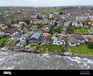 Aerial view of Sunbury-On-Thames, Surrey, UK Stock Photo - Alamy
